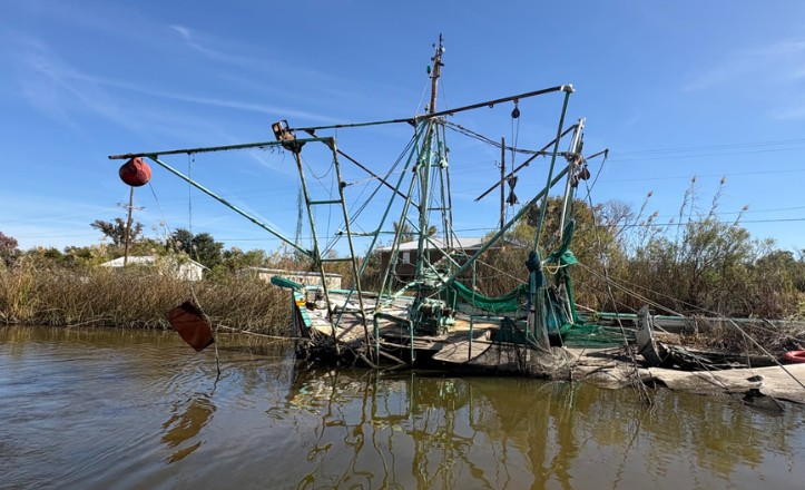 a boat on the water (MyCoast AI)