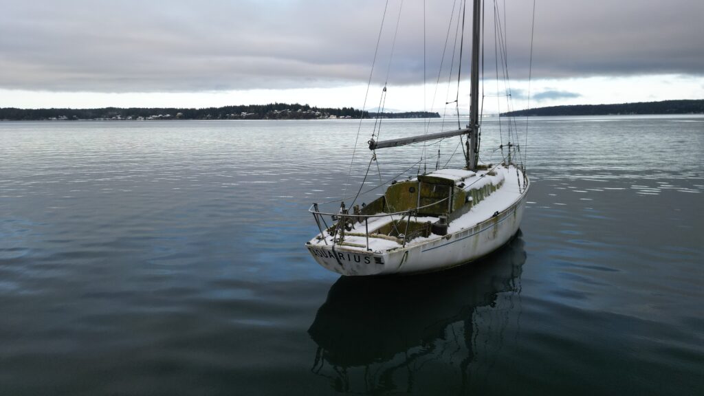 a boat in the water (MyCoast AI)