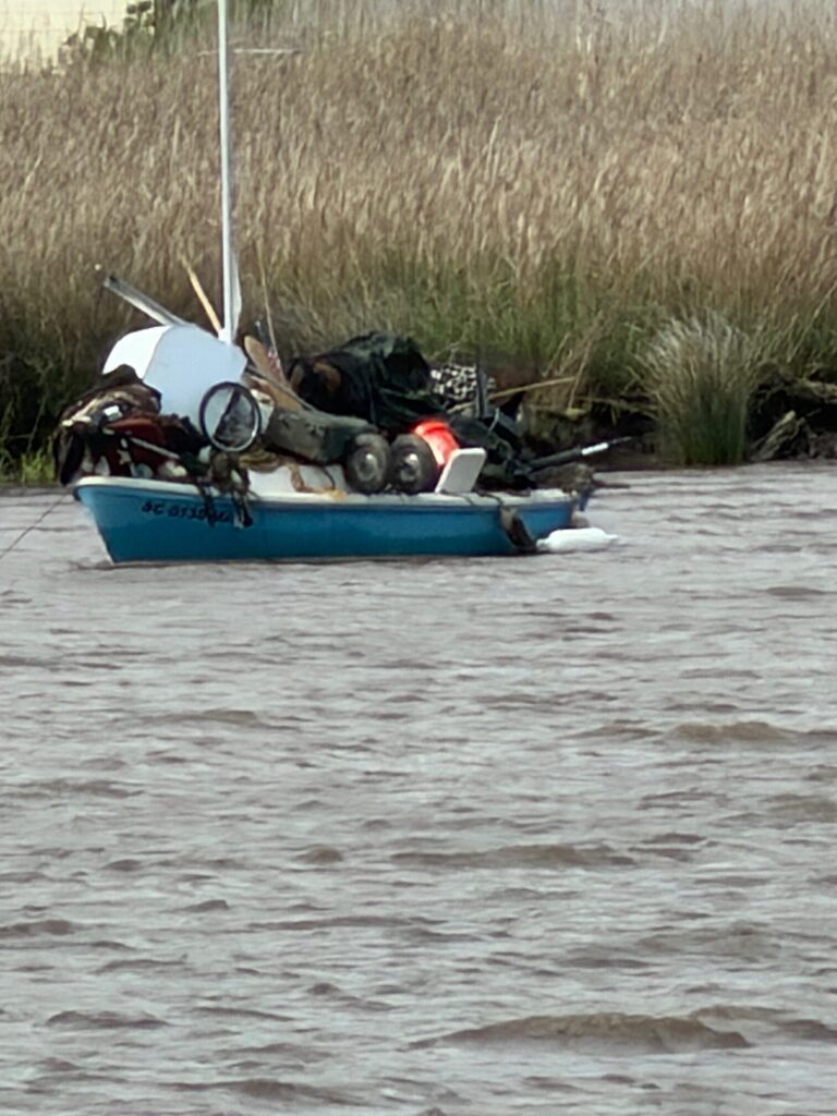 a boat with a motor on it (MyCoast AI)