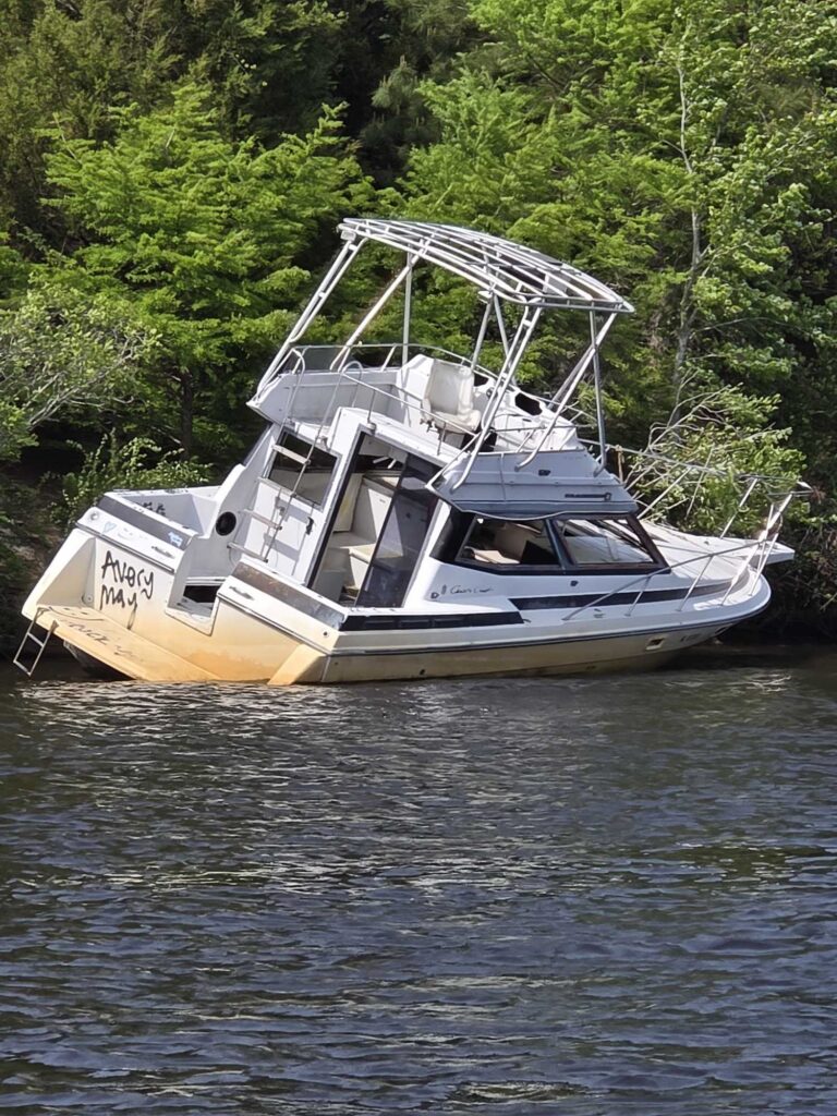 a boat on the water (MyCoast AI)