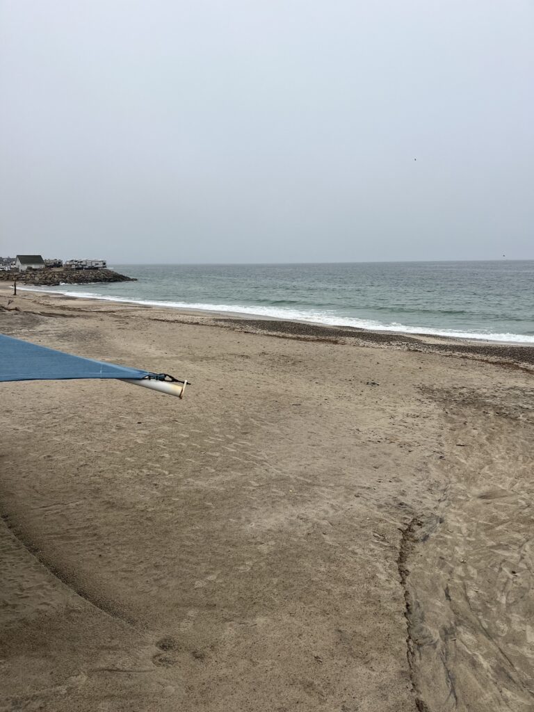 a surfboard on the beach (MyCoast AI)