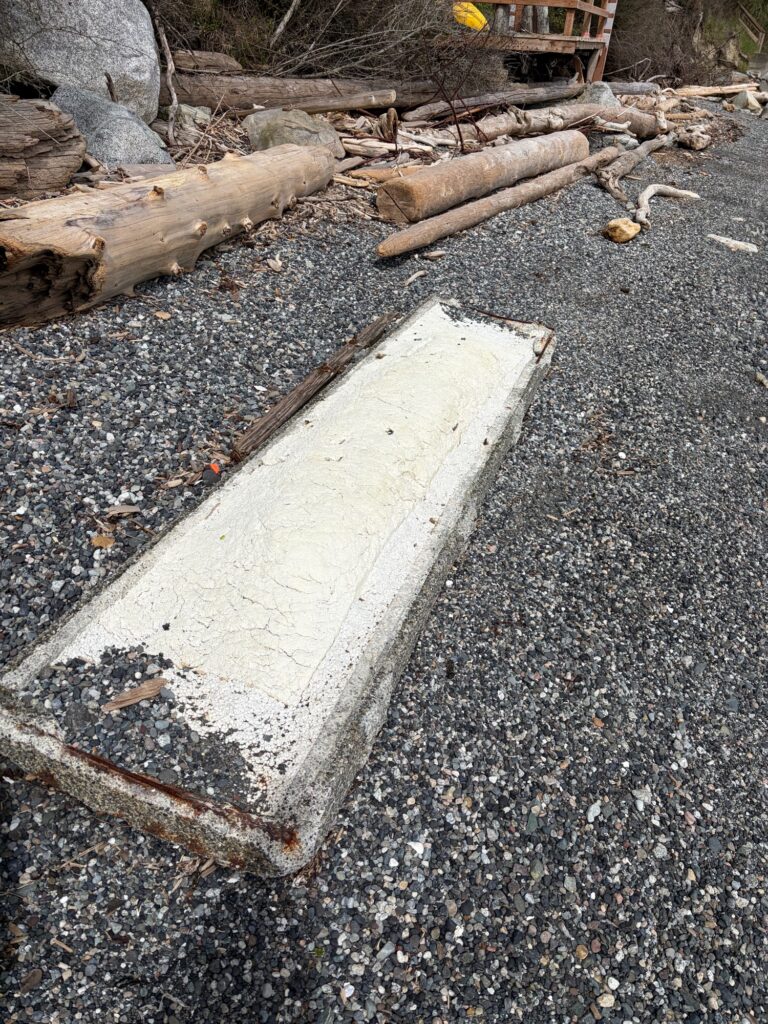 a concrete slab with a hole in it (MyCoast AI)