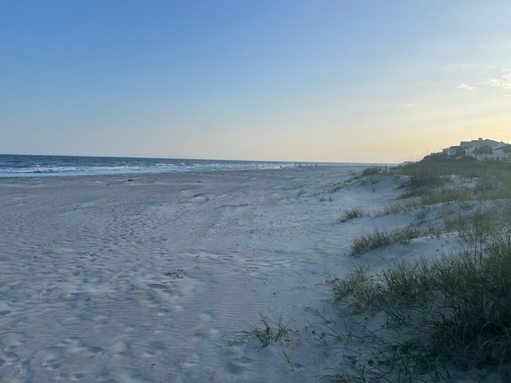 a beach with snow (MyCoast AI)
